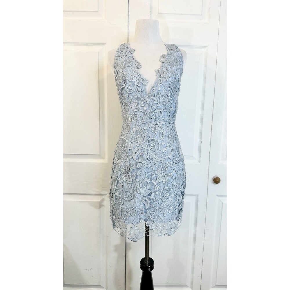Free People Margot Floral Lace Mini Dress